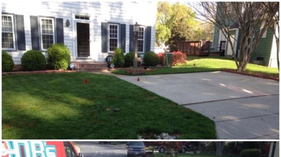 Before and After Sewer Line Repair Photo