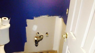 We got this Family's bathroom up and running in time for Thanksgiving. They had guests coming and needed a plumber immediately. Photo