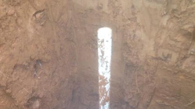 Install of Clean Out Photo