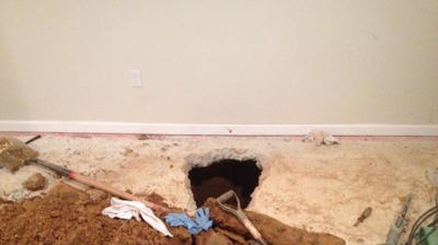 Midway Through Repair Photo