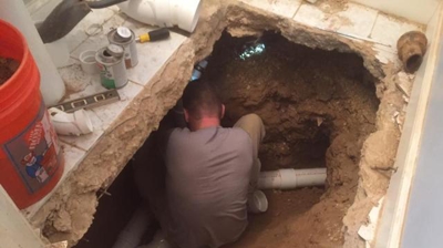 Tommy Working Hard in a Tight Spot Photo