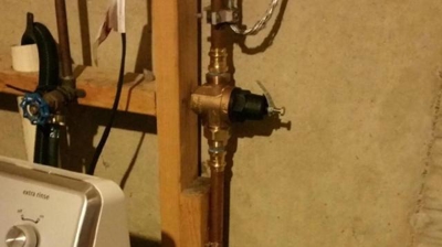 The cone shaped valve seen here is a pressure reducing valve or a PRV Photo