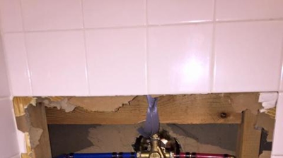 Shower diverter replacement and hot/cold supply Photo