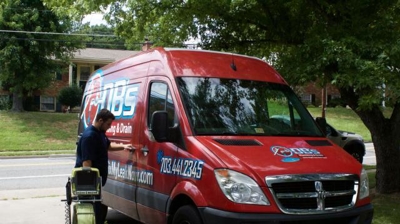 Our truck with our camera system ready to find a leak! Photo