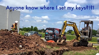 Oh No! The Worst Time to Set Your Keys Anywhere!! Photo