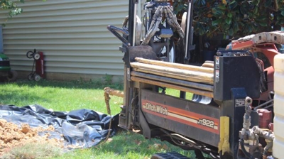 Another View of the Trenchless Boring Machine Photo