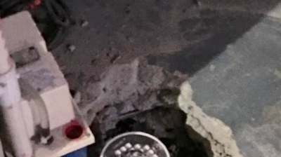 Install Complete of New Floor Drain Photo