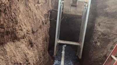 Shoring Box for Safety in the Trench Photo