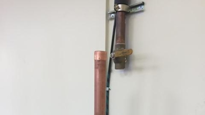 Water Service Connection to New Water Line Photo